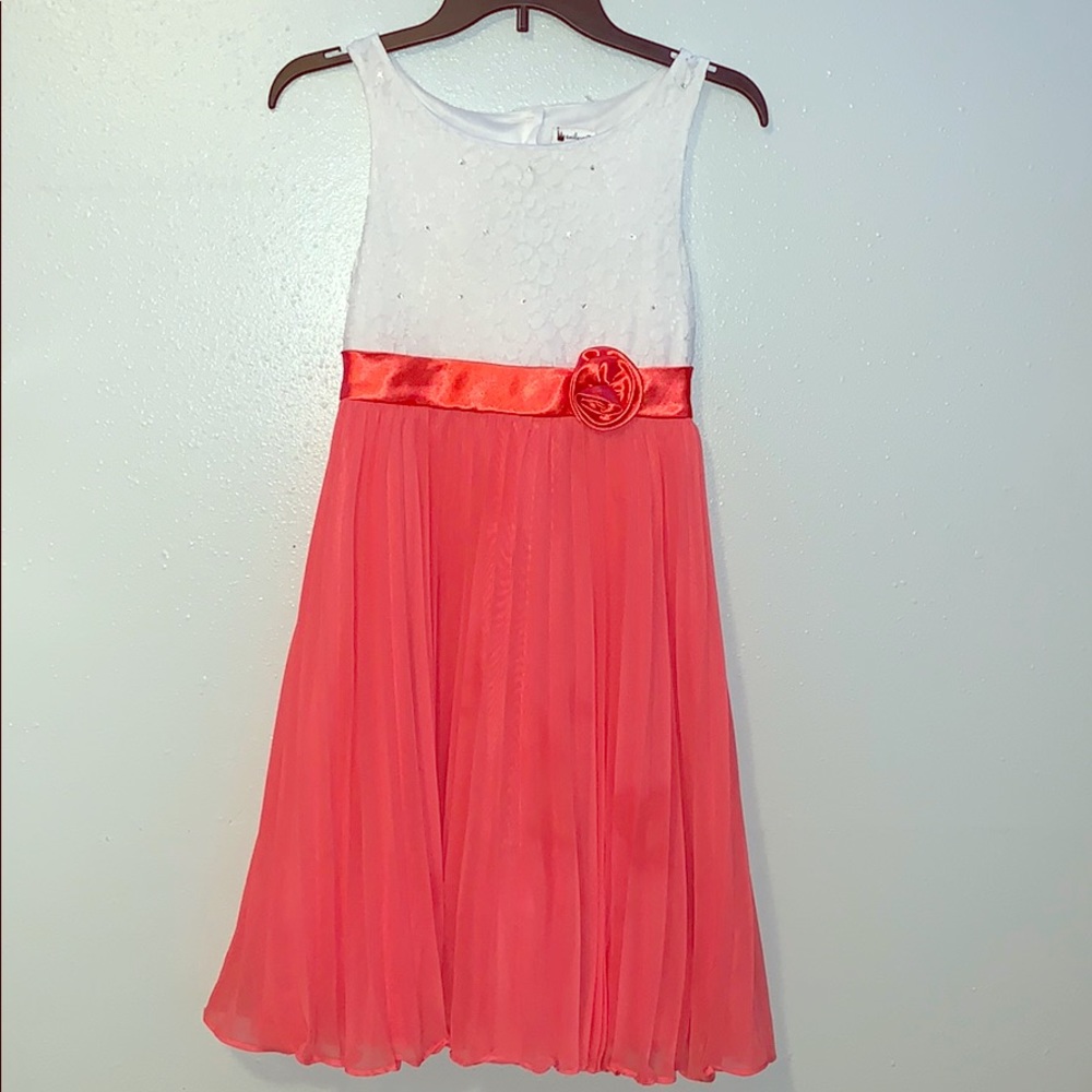 Coral dress